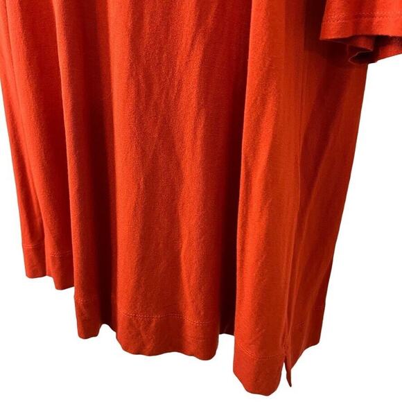 J Jill Wearever Collection Womens Dark Orange Pullover Longline Top Shirt sz 2X - Picture 10 of 15